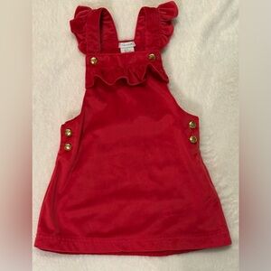 Tahari 3T Toddler Vibrant Red Plush Lined Jumper